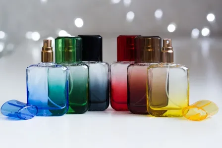 Флакон стеклянный, цветной "Франко" (25мл)